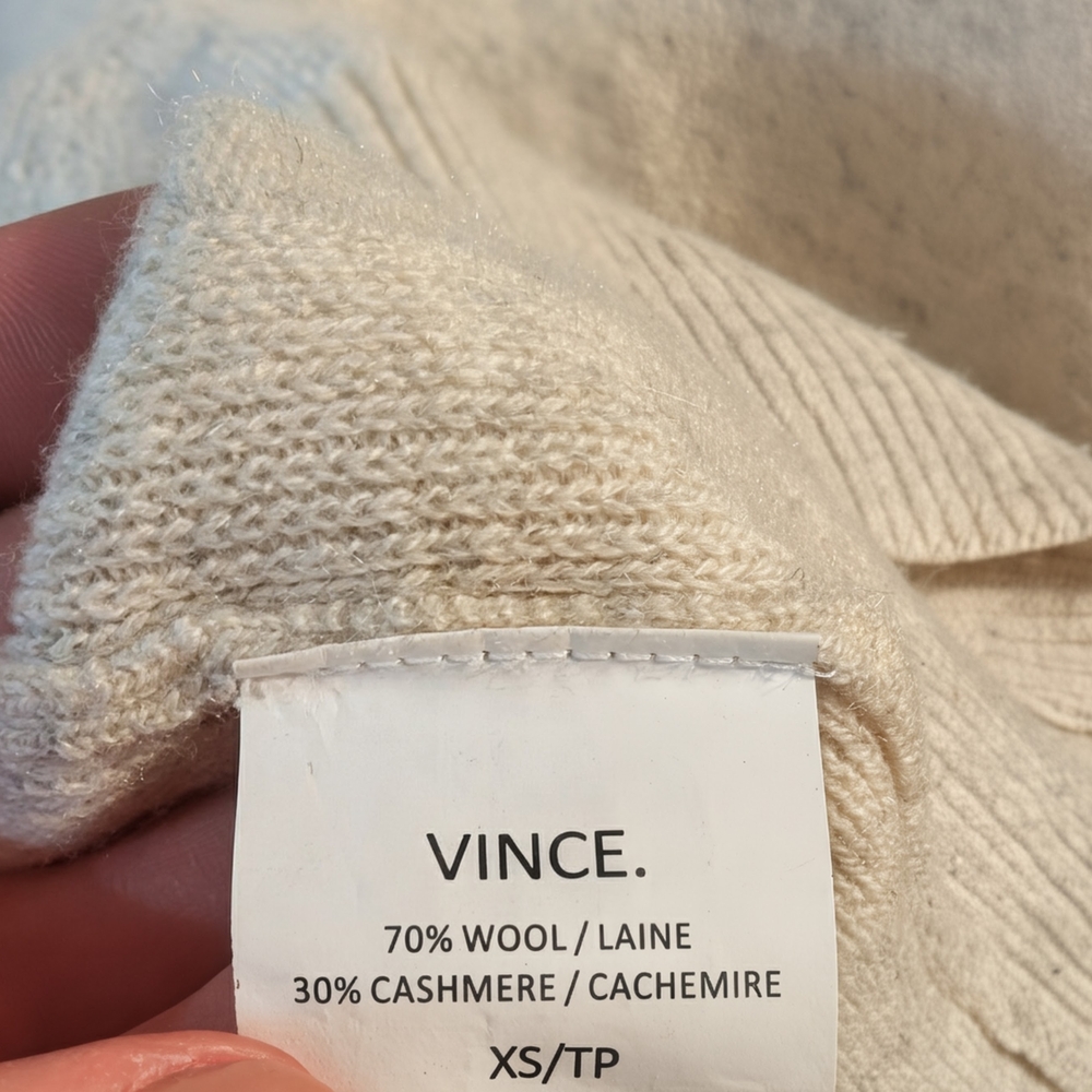 Vince Elegant Cream Sweater - Picture 3 of 3